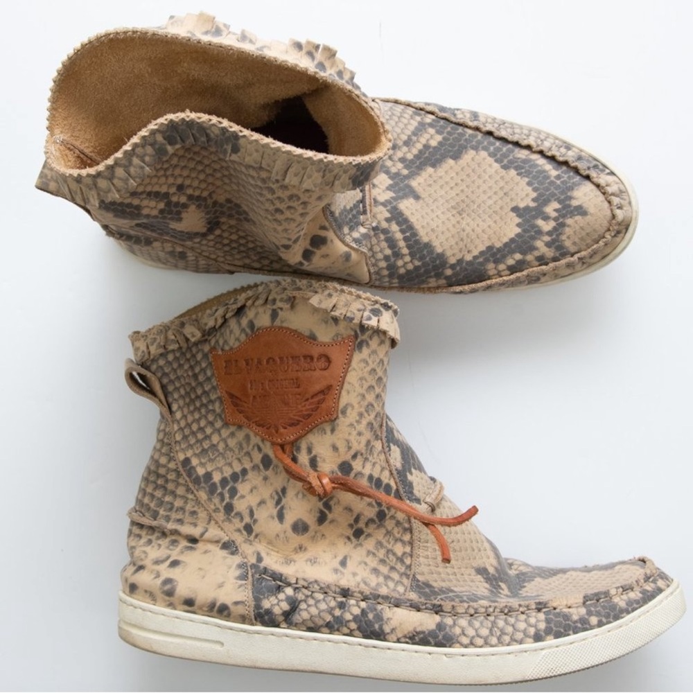 El Vaquero Vixen Apache Trek Bootie Python Print … - image 1